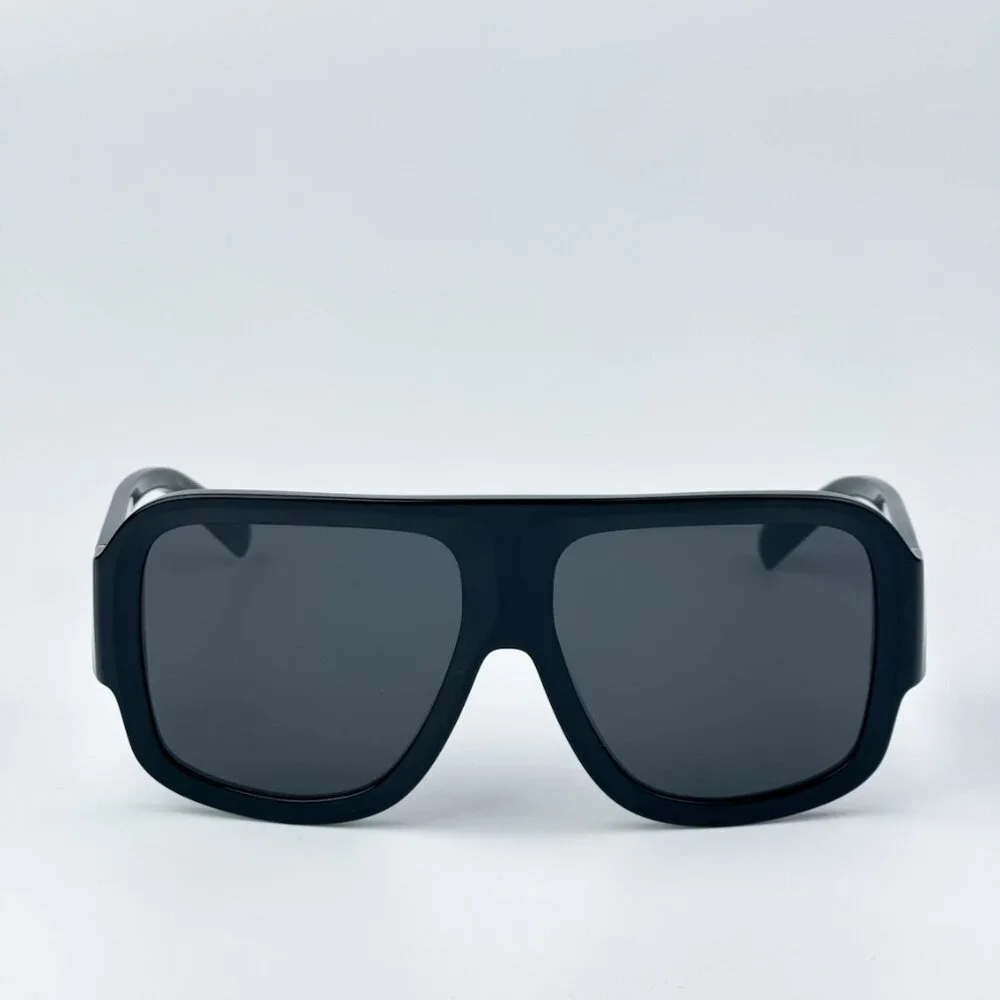 D&G DG4401 501/87 BRAND NEW Sunglasses Black Dark Grey Square Unisex